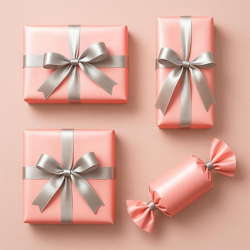 Ethanberg 60 Sheets Gift Wrapping Tissue Paper Bulk, Peach Pink Tissue Paper for Gift Bags, Decorative Art Papers for DIY Crafts Wedding Birthday Baby Showers Holiday Party Decor, 20x14 Inches - Image 4